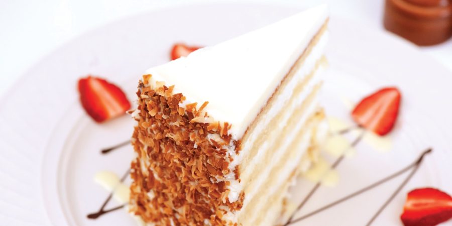 Peninsula Grill's Coconut Cake is one of the Local Palate's Most Popular Recipes