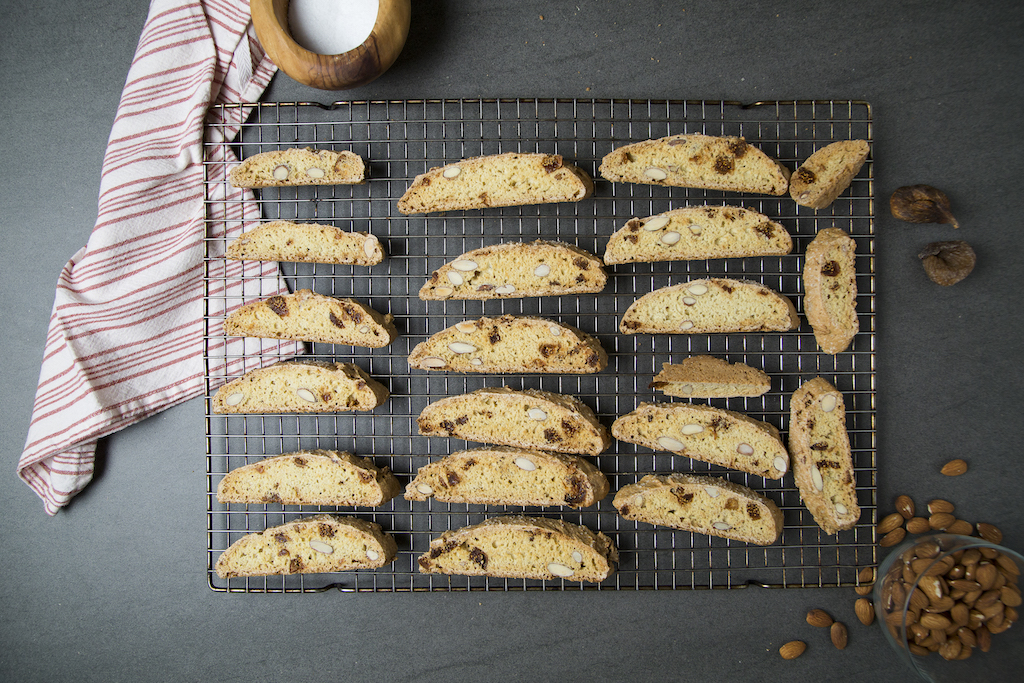 How to make biscotti step 6: Transfer to a wire rack to cool