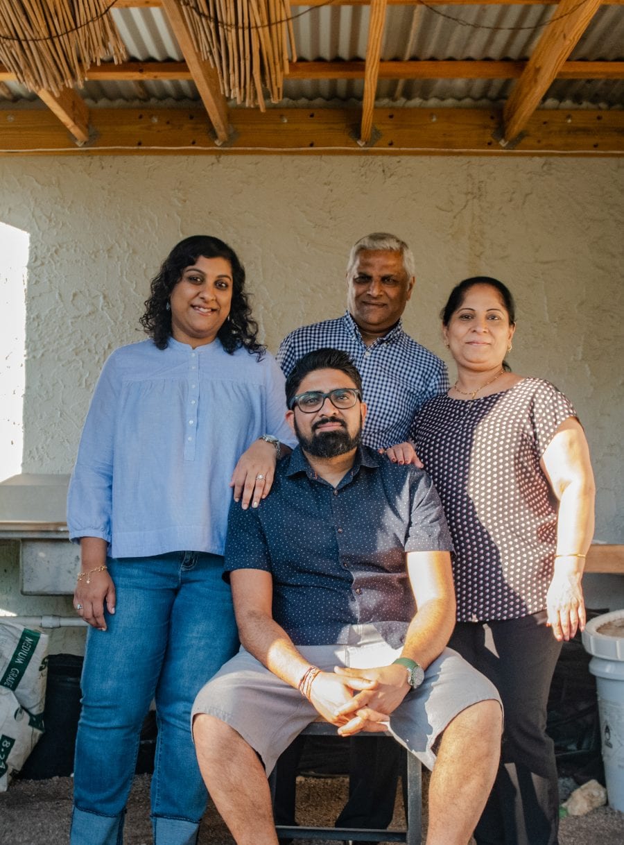 Niven Patel and family