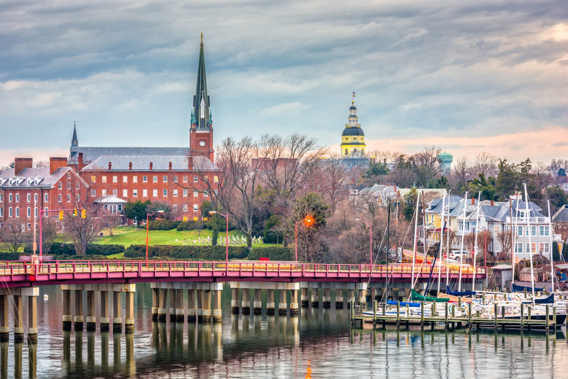 Picture of Annapolis over the waterfront