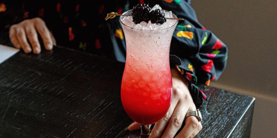Blackberry beret, a non alcoholic drink