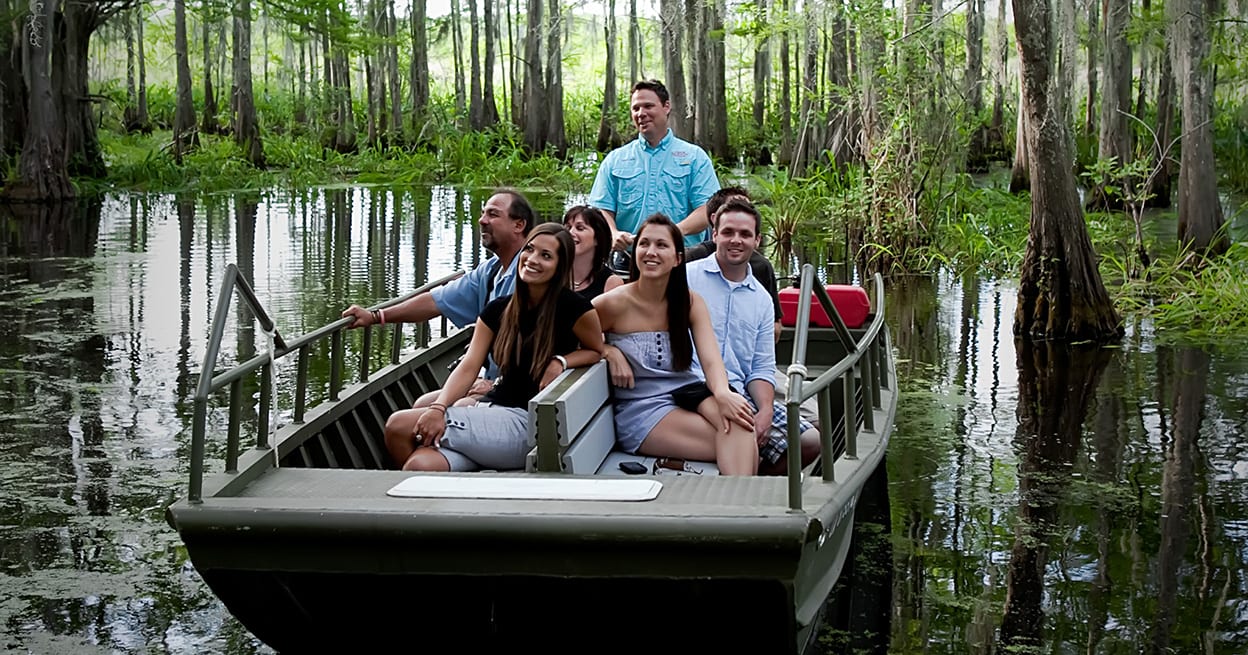 Honey Island Swamp Boat Tour. Must credit Cajun Encounters