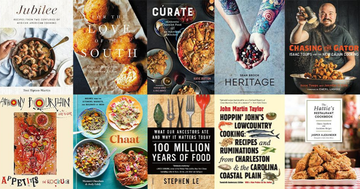 Banner of New Cookbooks sold on the Local Palate Marketplace