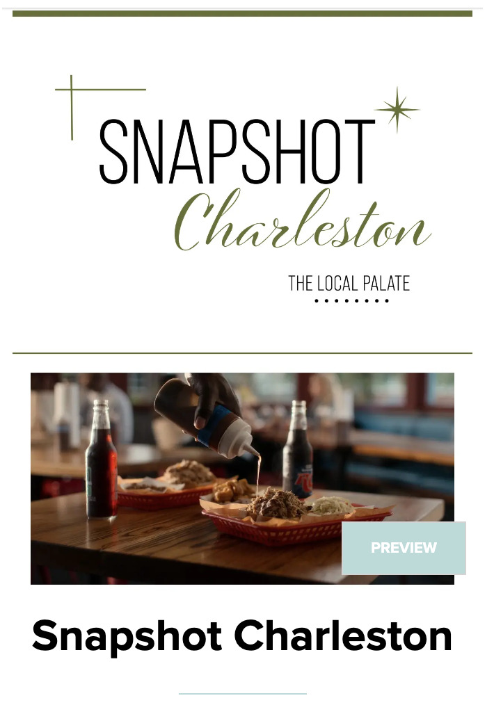 Sign up for Snapshot Charleston