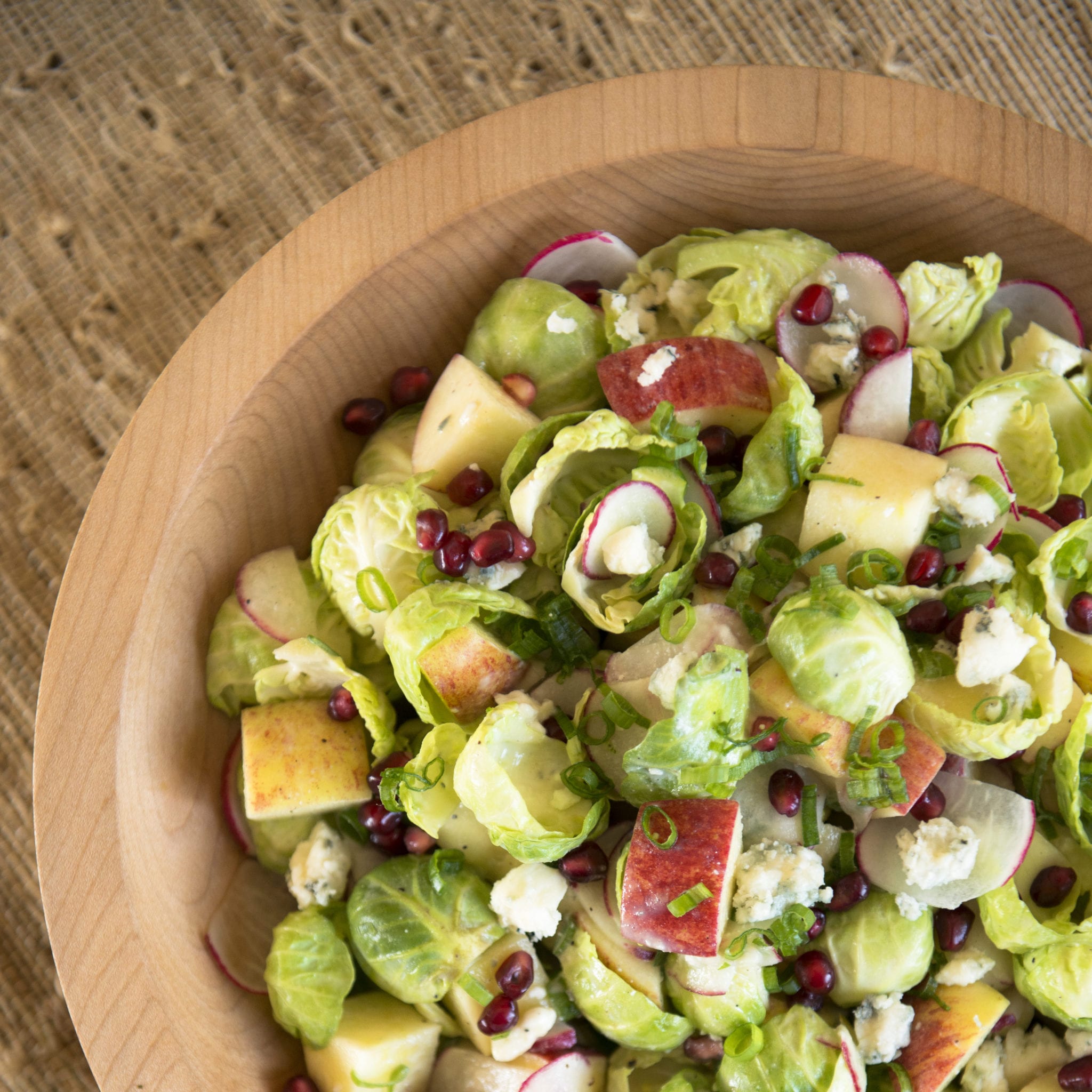 Apple-Radish-and-Brussels-Sprout-Salad-with-Pomegranate-and-Blue-Cheese-Honey-Vinaigrette_JGH