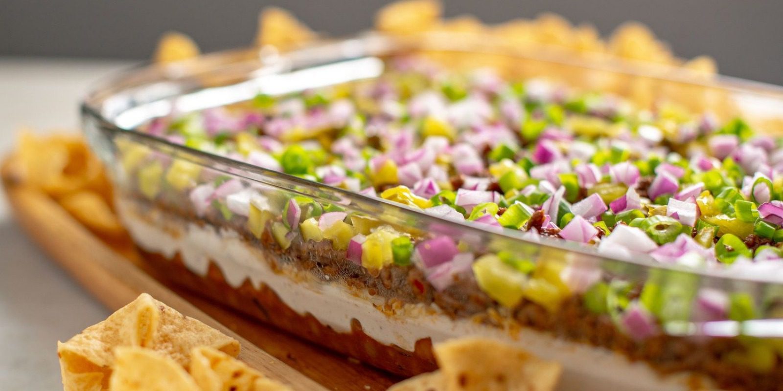 Barbecue 7 layer dip