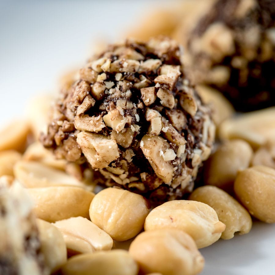 An Elvis dessert: Chocolate Peanut Truffles