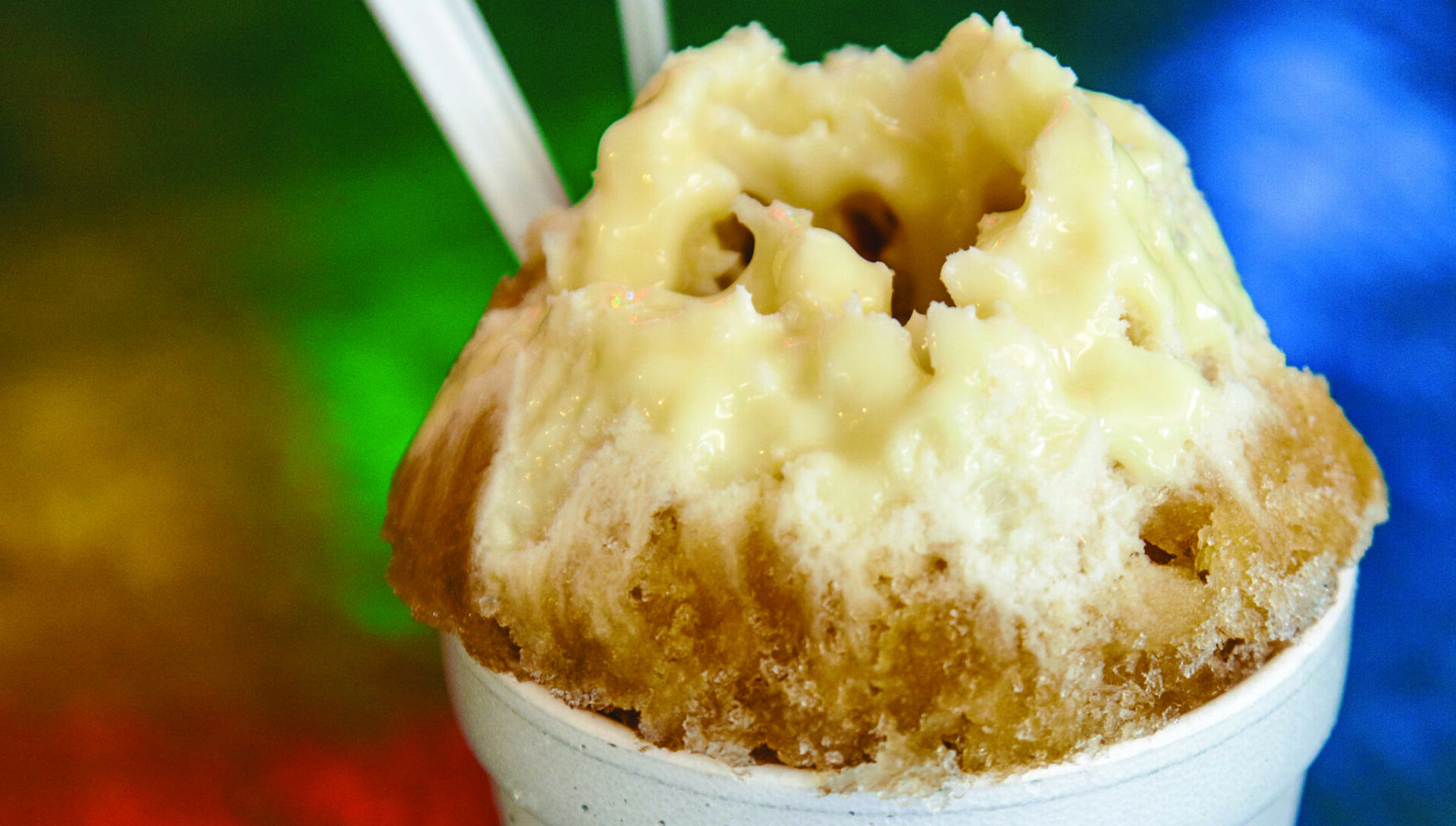 Cafe au Lait Sno Ball at Sal's Sno Balls in Old Metairie