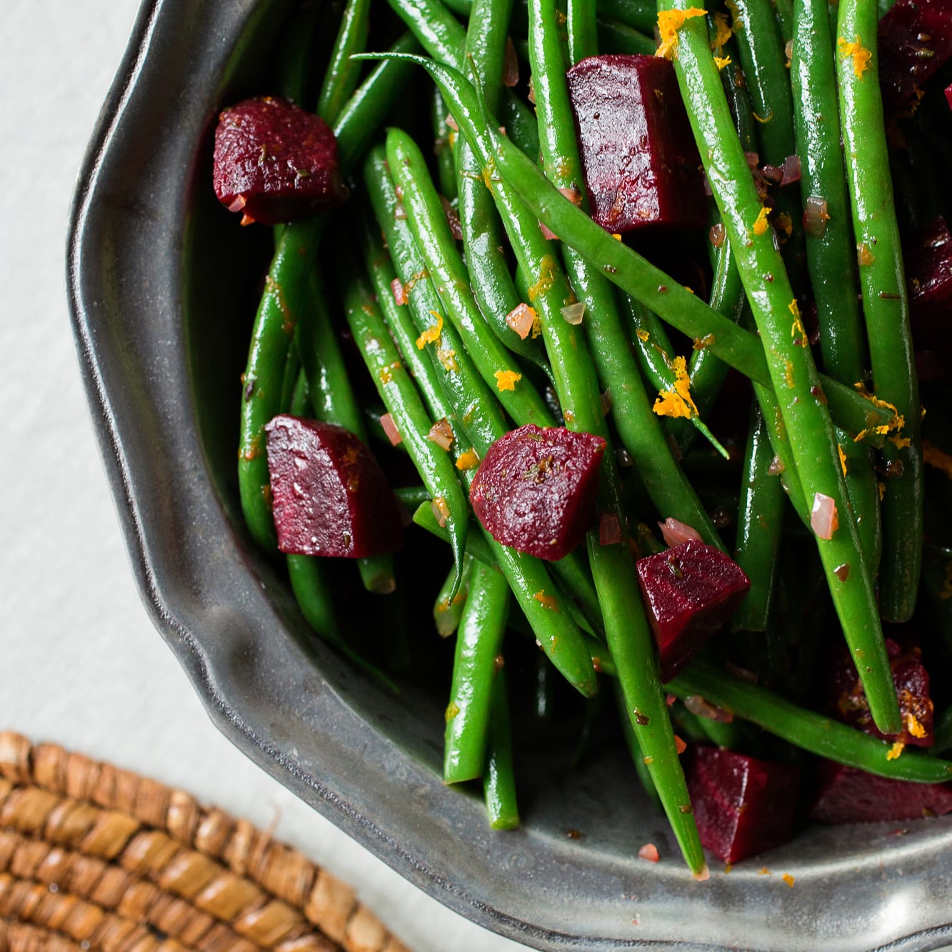 Green Beans and Roasted Beets with Citrus