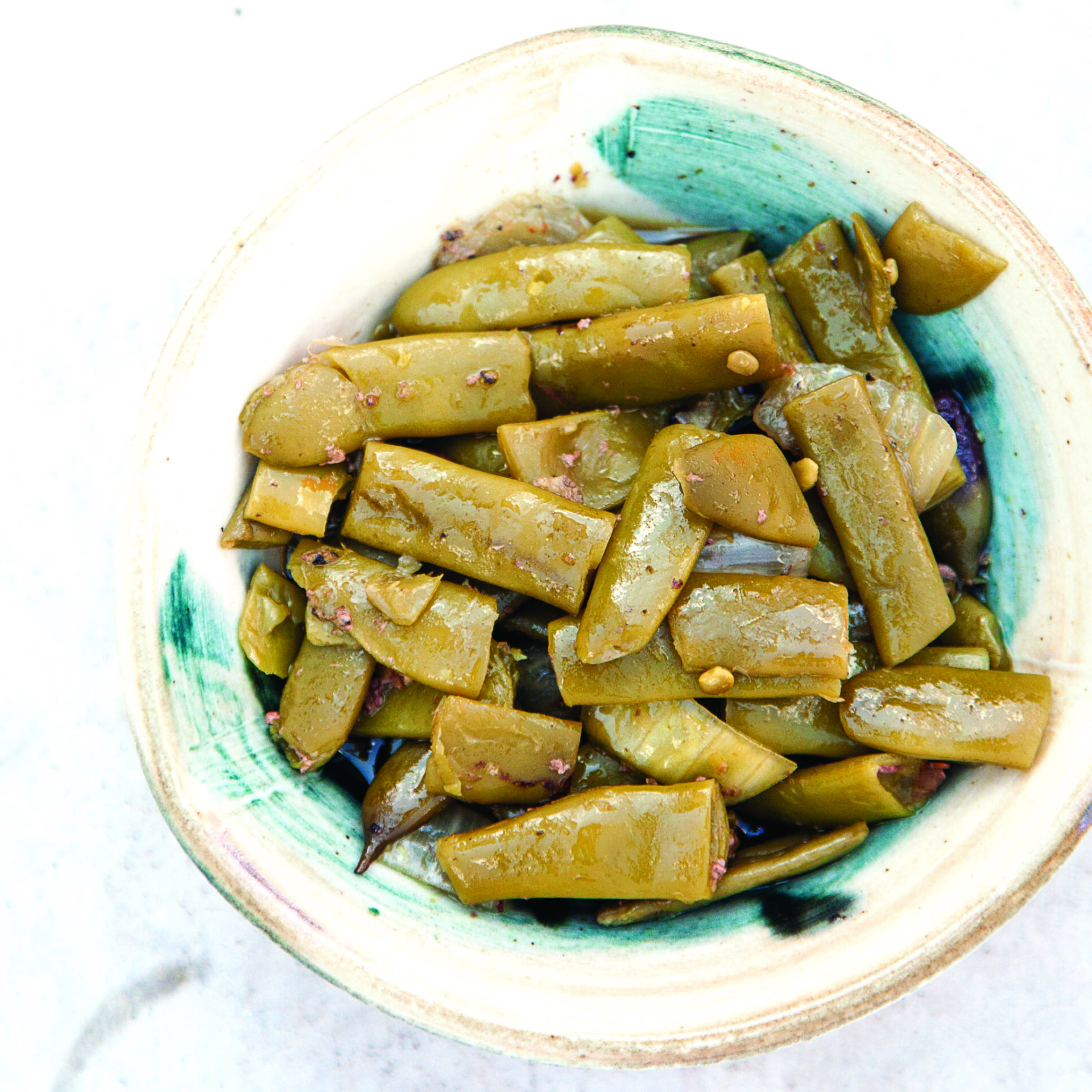 Smoked Green Beans from Pitmaster Carey Bringle of The Peg Leg Porker