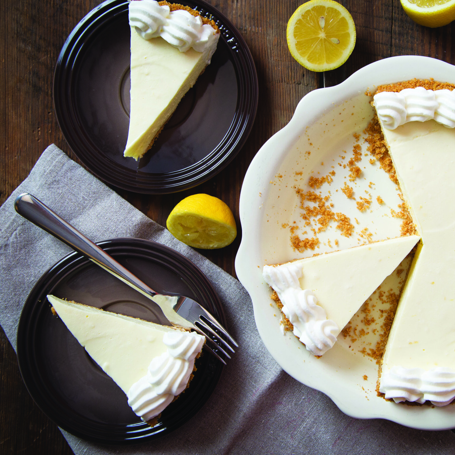 Lemon Ice Box Pie from The Local Palate's June.July 2015 Culinary Class