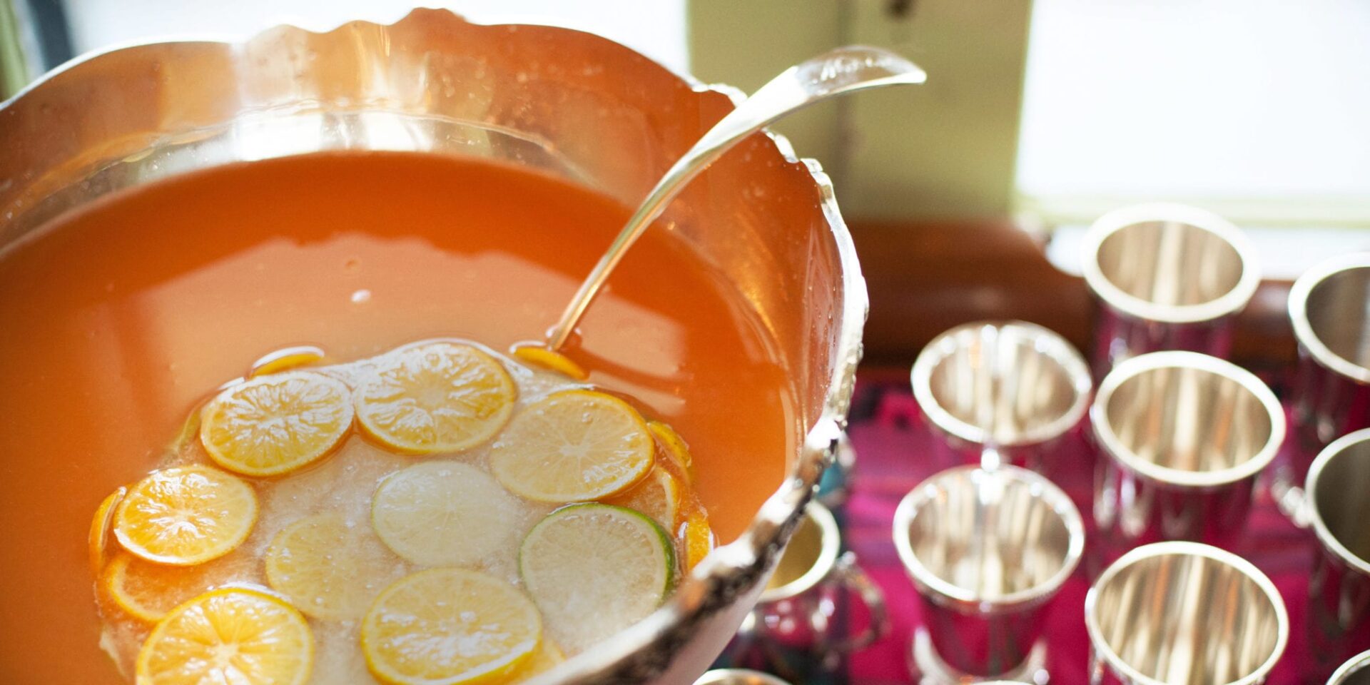 Holiday Punch from the Traditional Christmas feature in The Local Palate December 2012.