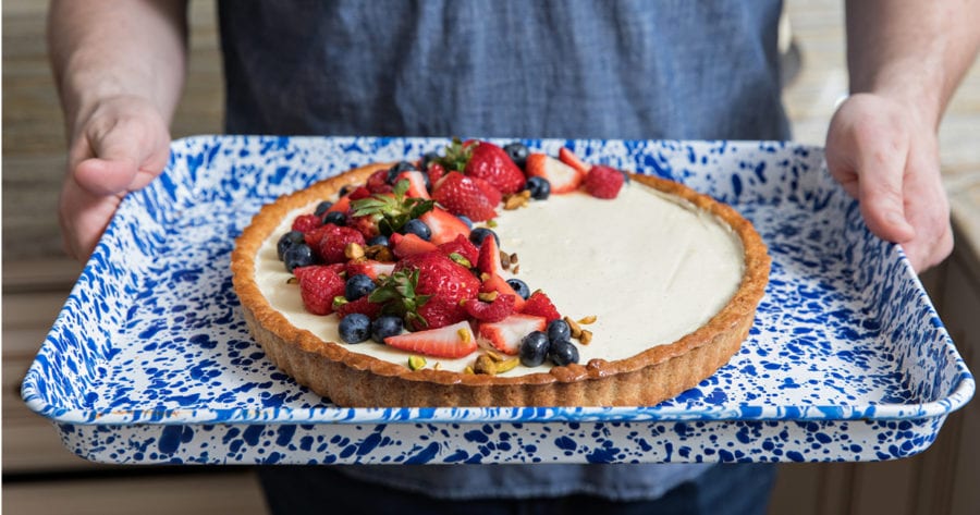 Easter Desserts include this Mixed Berry Tart