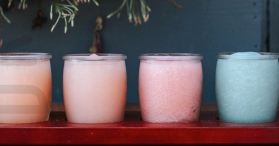 Photograph of the Charleston Co-Op's frosé recipe