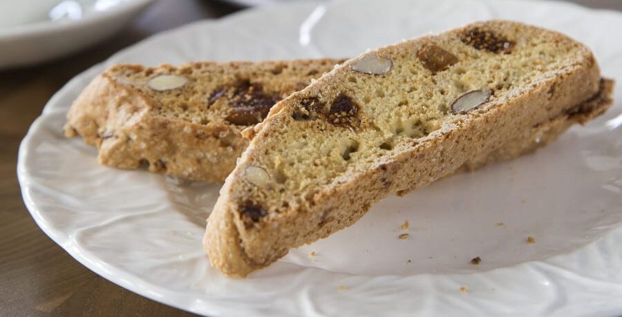 Fig Almond Biscotti Recipe from The Local Palate Test Kitchen