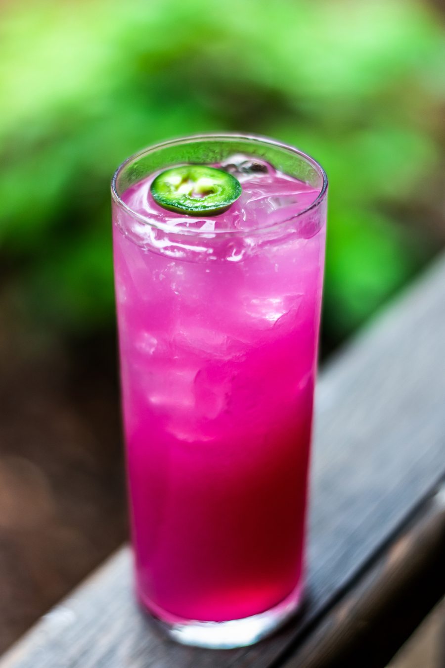 A bright pink cocktail from Cypress Social, one of the new restaurants in Arkansas