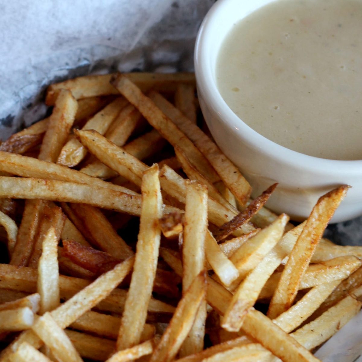 duck fat gravy and fries