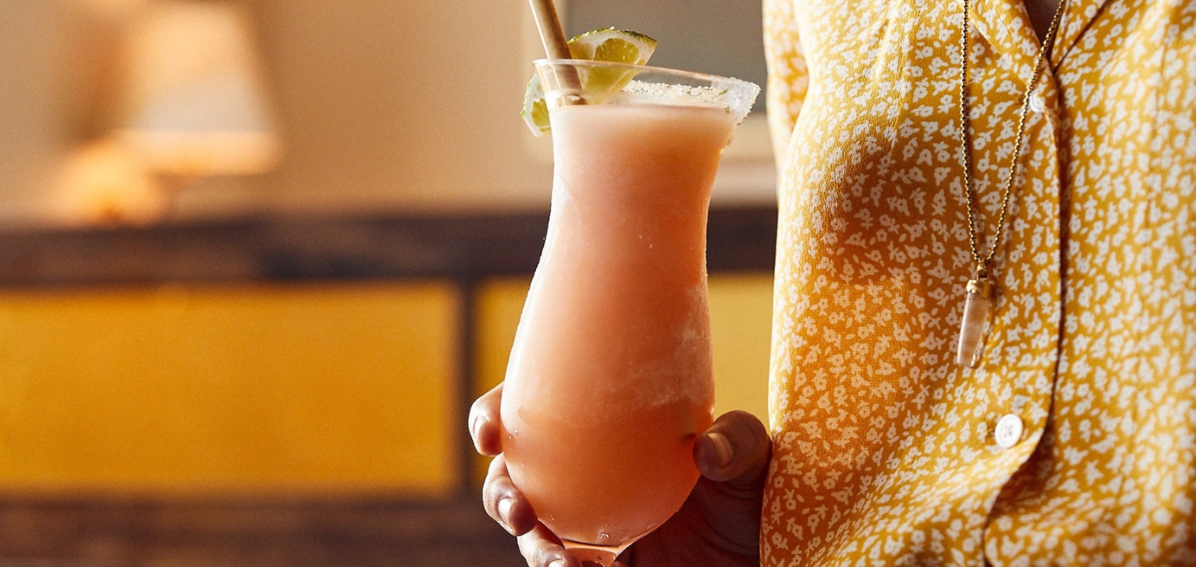 Frozen cocktails in Charleston include the frozen paloma from the paloma recipe