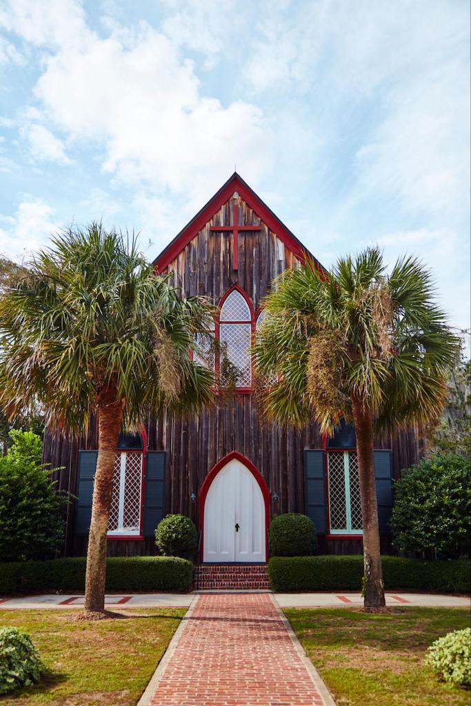 Historic church in Bluffton, South Carolina