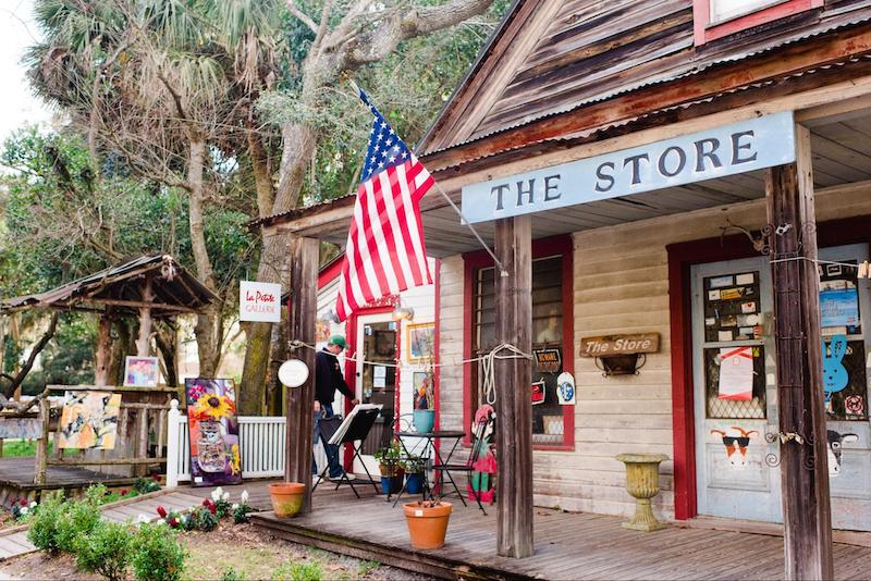 Historic general store in Bluffton, South Carolina