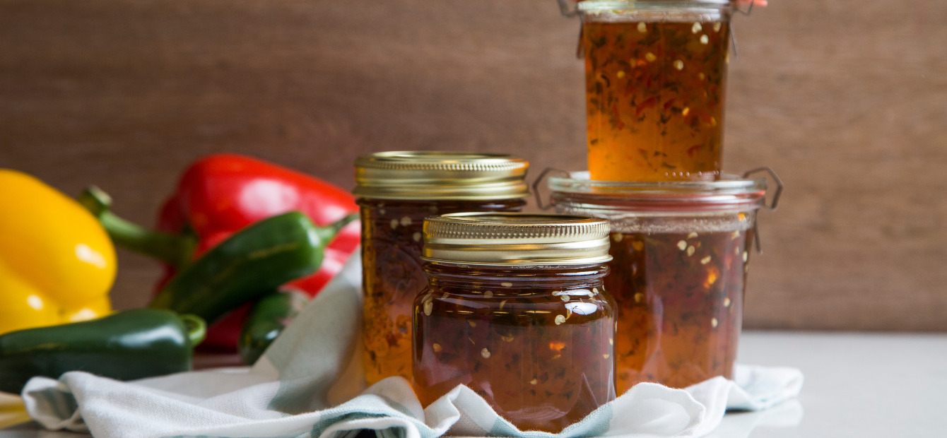 Pepper Jelly for cream cheese and pepper jelly dip