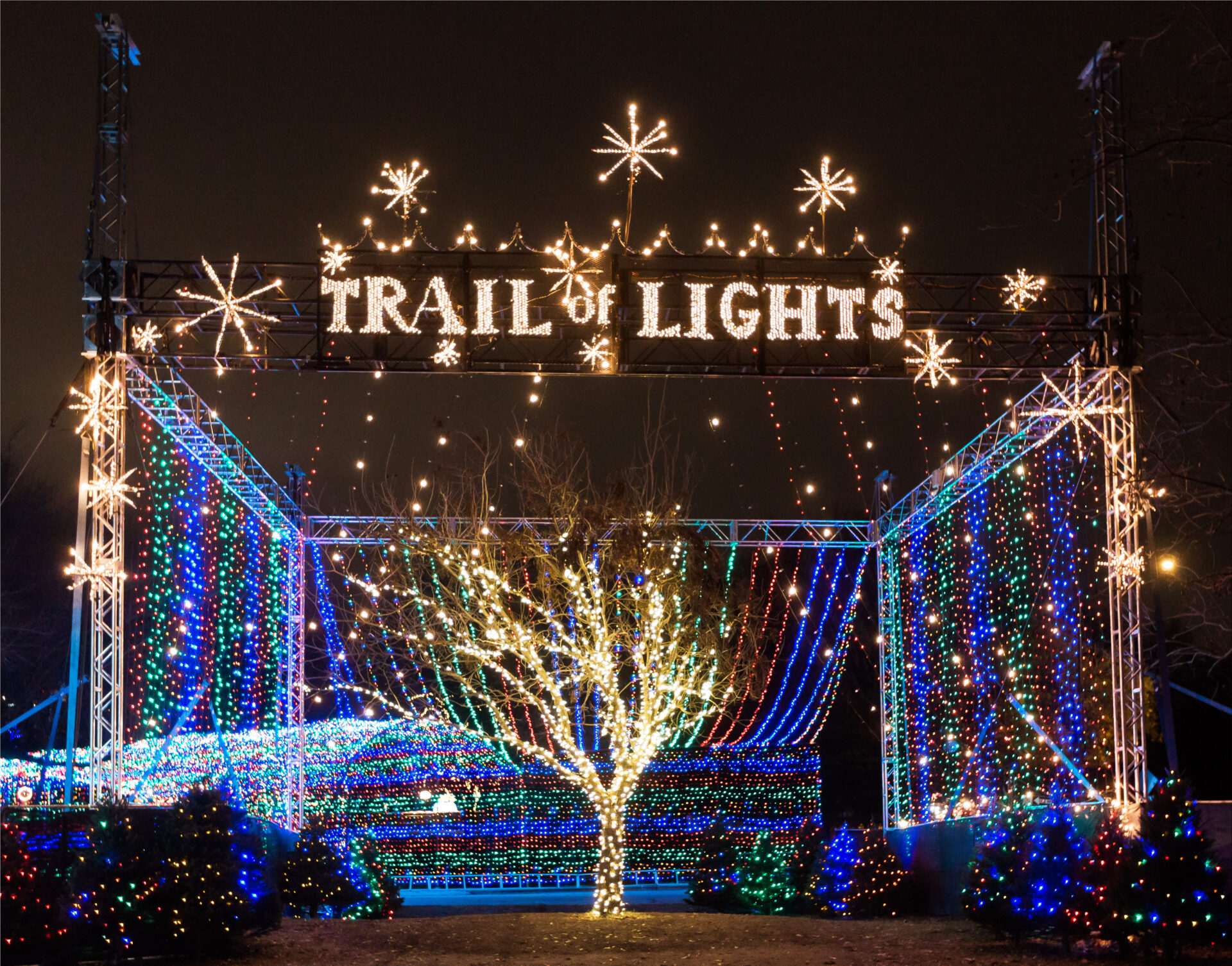 Trail of Lights, one of the Austin Christmas Activities