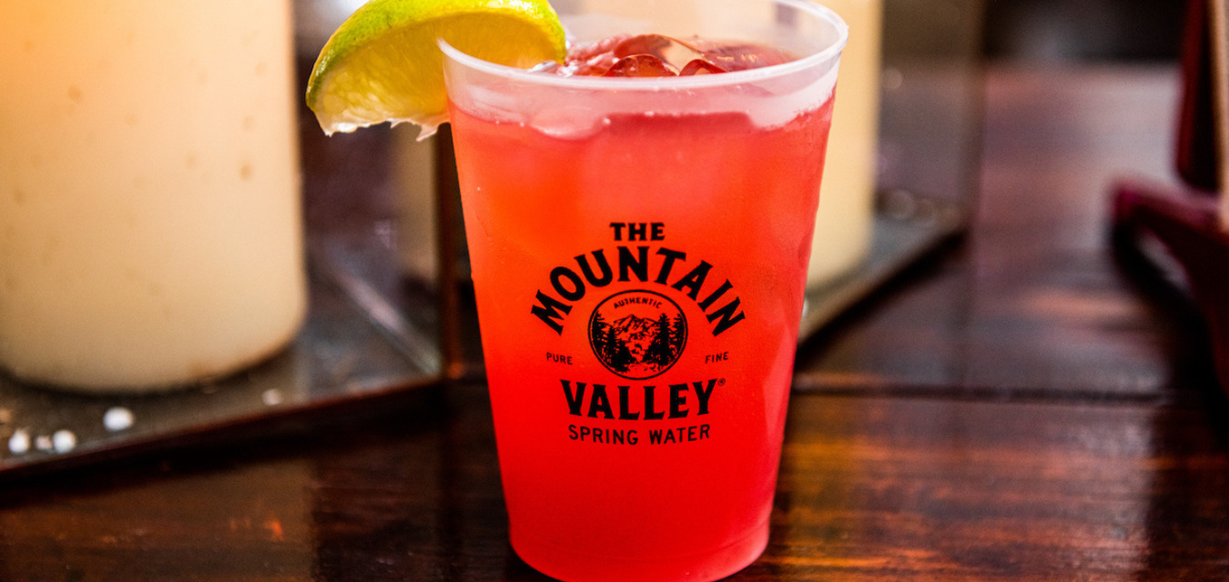 You're the Pom with Mountain Valley Sparkling Water Blackberry Pomegranate