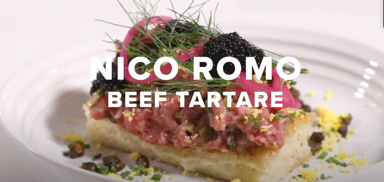 Nico Romo Beef tartare recipe