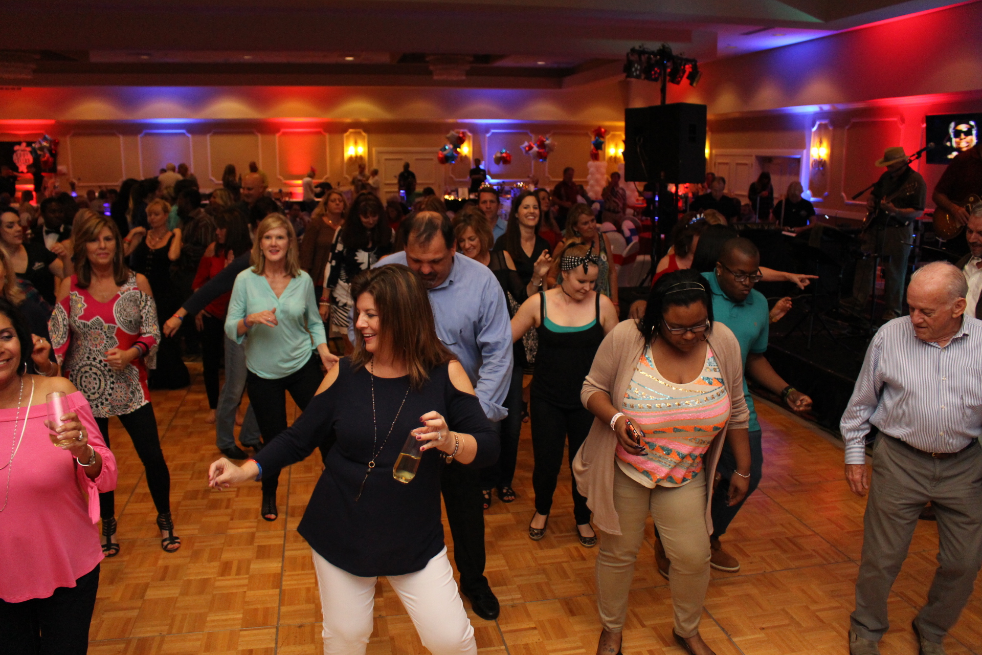 People dance at Taste of Lake Murray Party with a Purpose