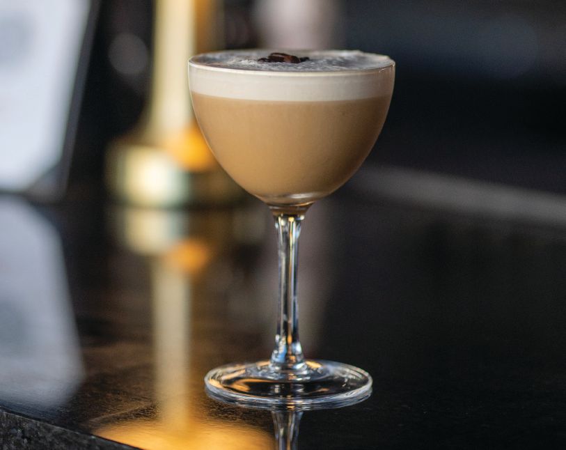 Espresso martini served at Inkwell, one of the new Tennessee restaurants