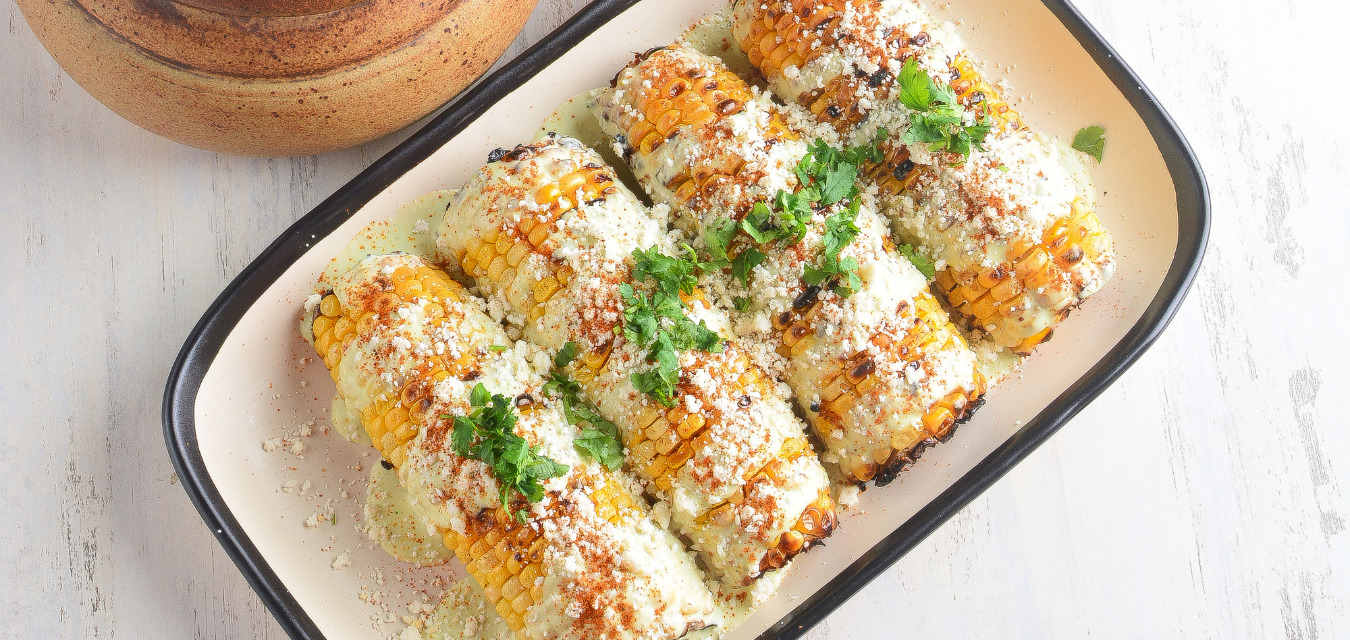 Platter of Elote from AMAR Restaurant, one of the new restaurants in Texas