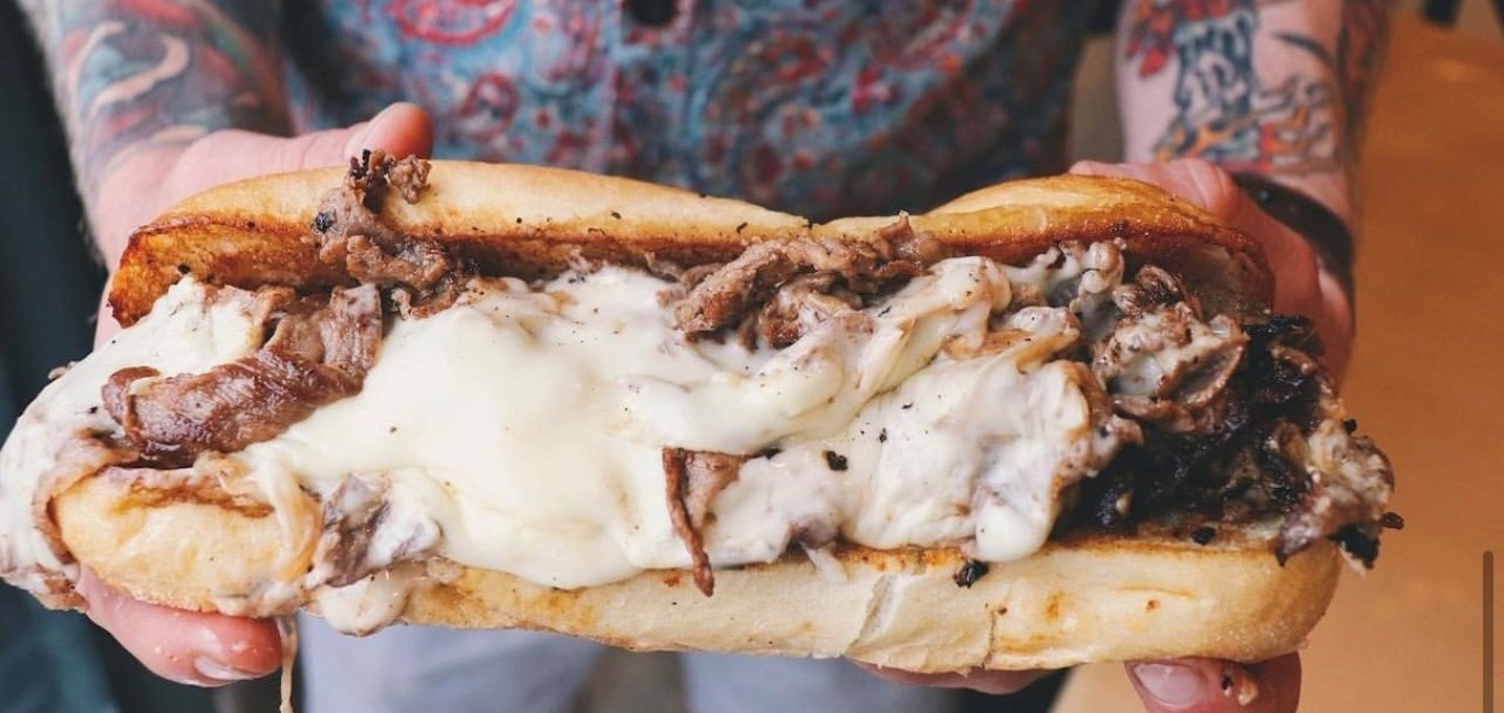 A philly cheesesteak in Peachtree City, Georgia