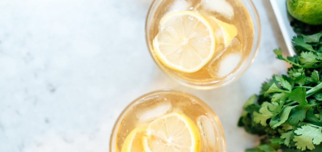 Basil lemonade recipe from Winston-Salem Distiller with Sutler's Gin