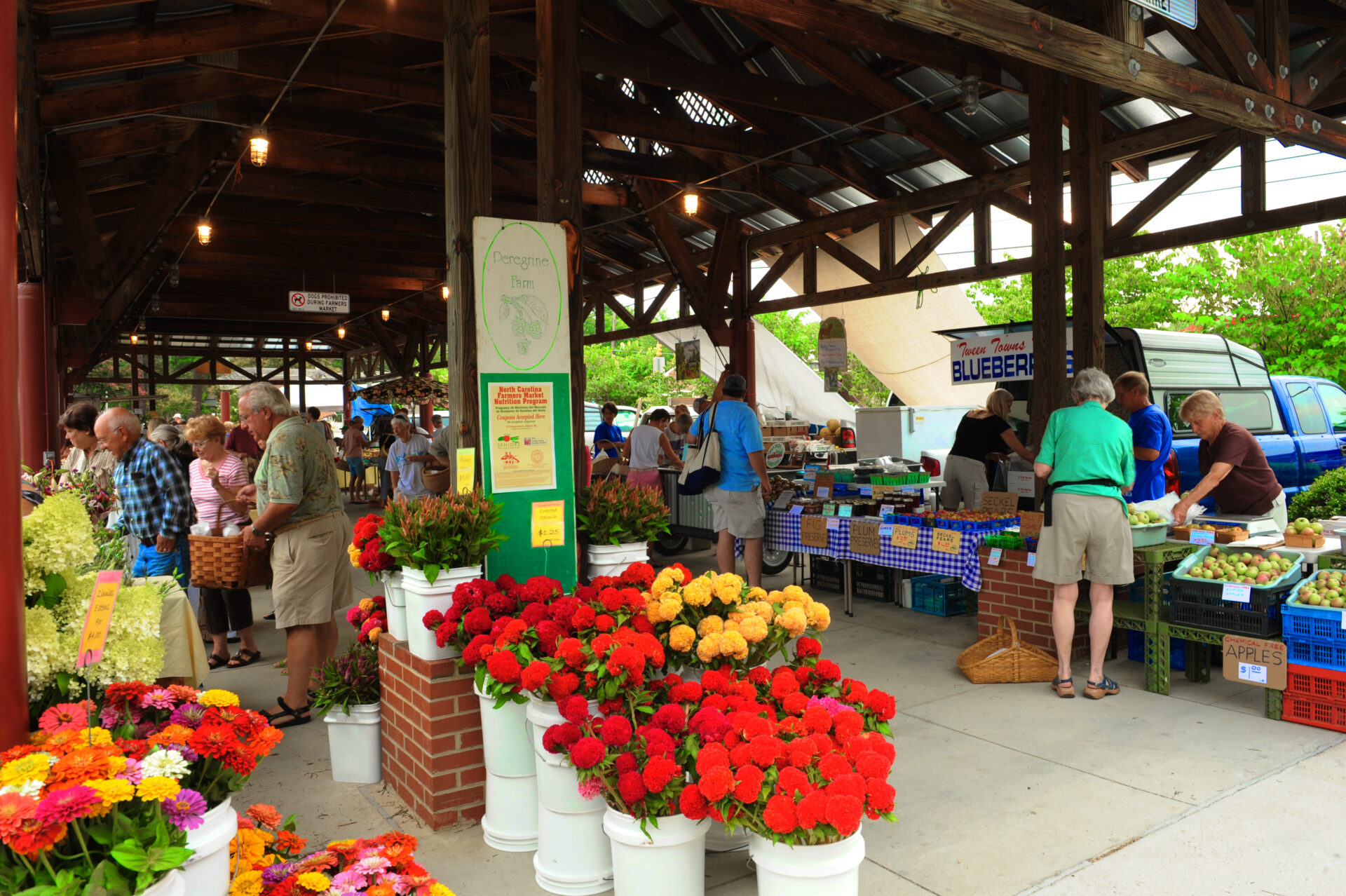 Carrboro Farmers Market by the Chapel Hill Orange County Visitors Bureau