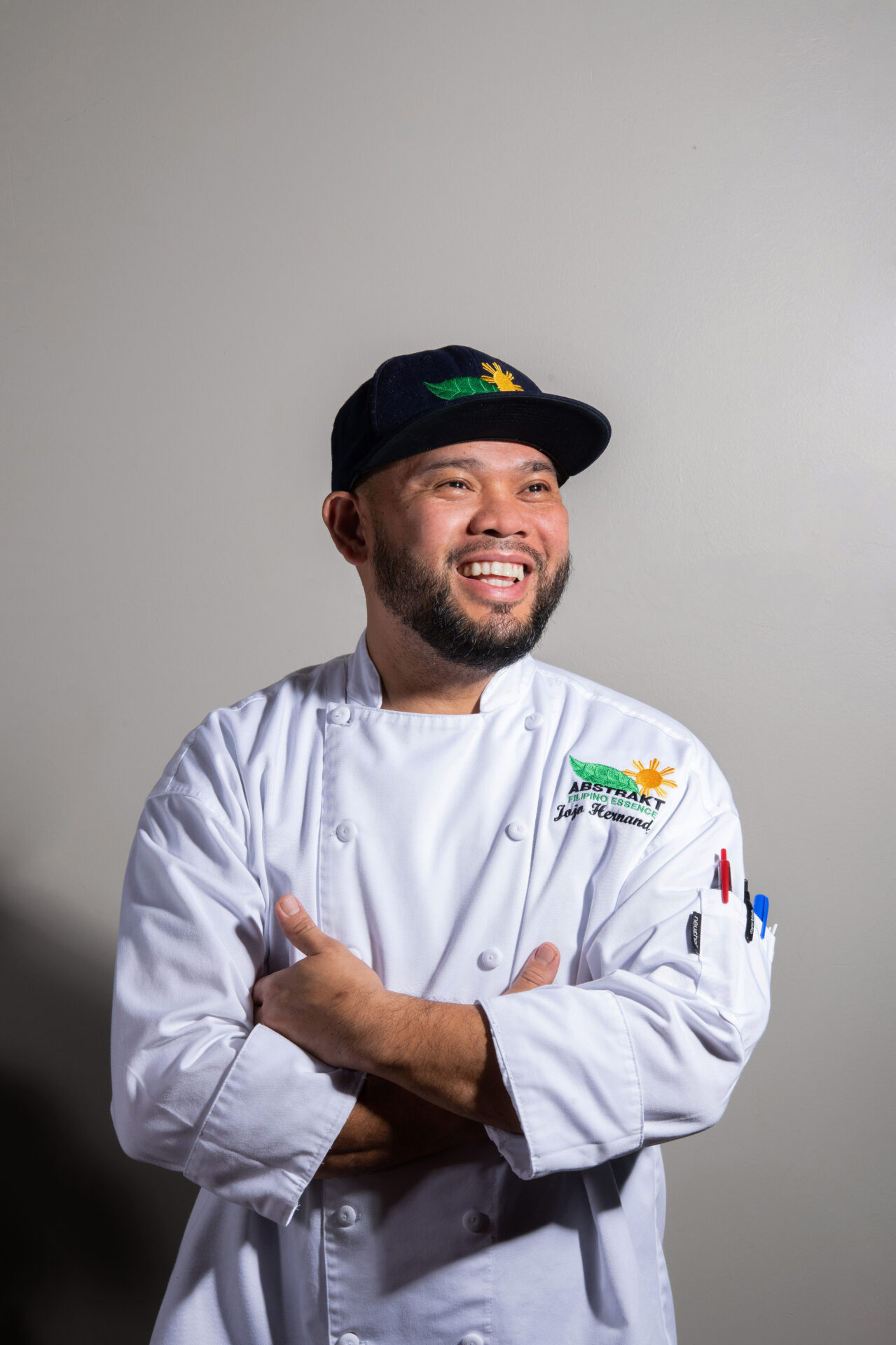 Jojo Hernandez owner and chef of Filipino Restaurant, Abstrakt Filipino Essence
