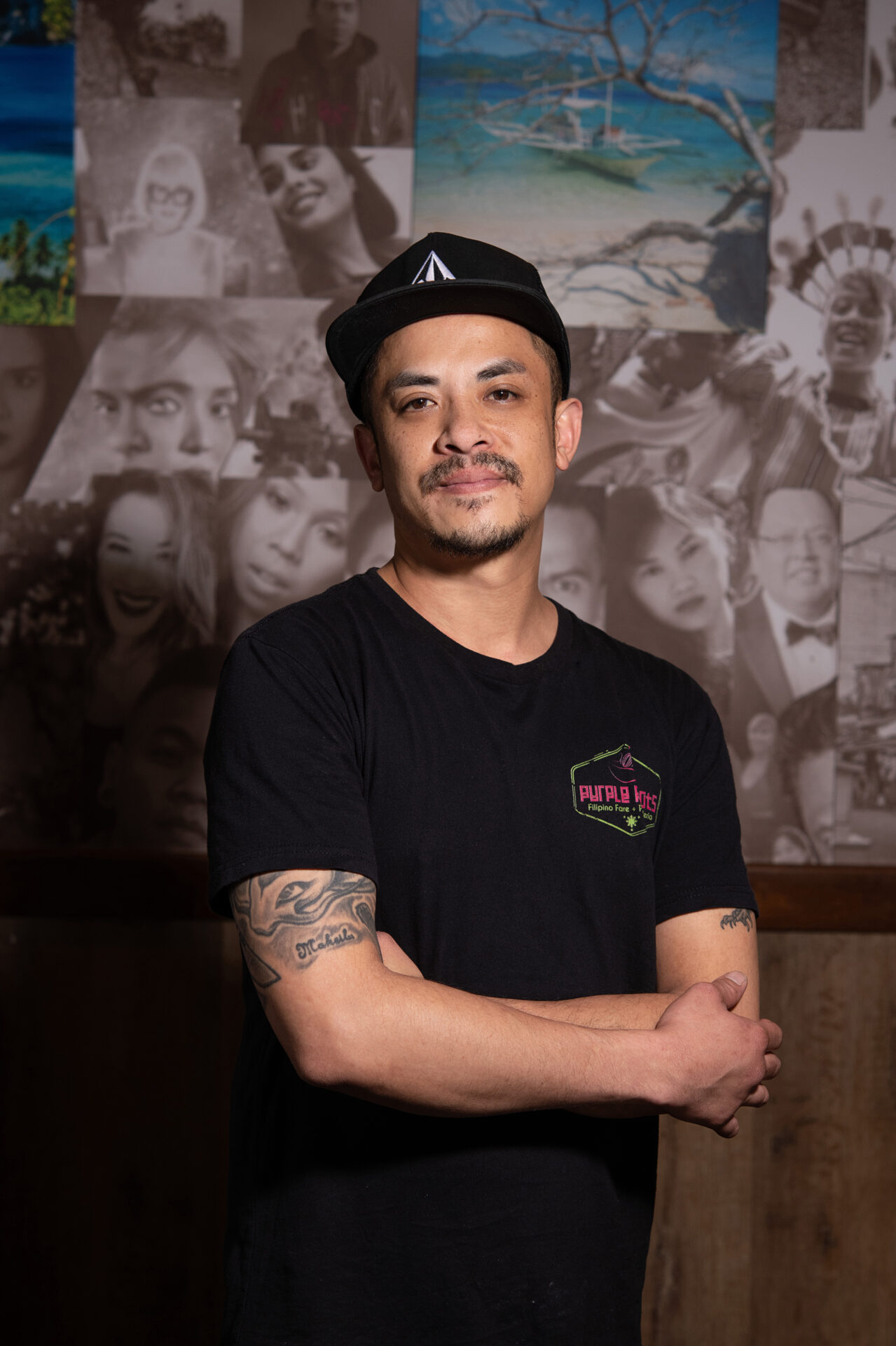 Head shot of Kiko Cruz of Purple Roots that serves Filipino food in Jacksonville