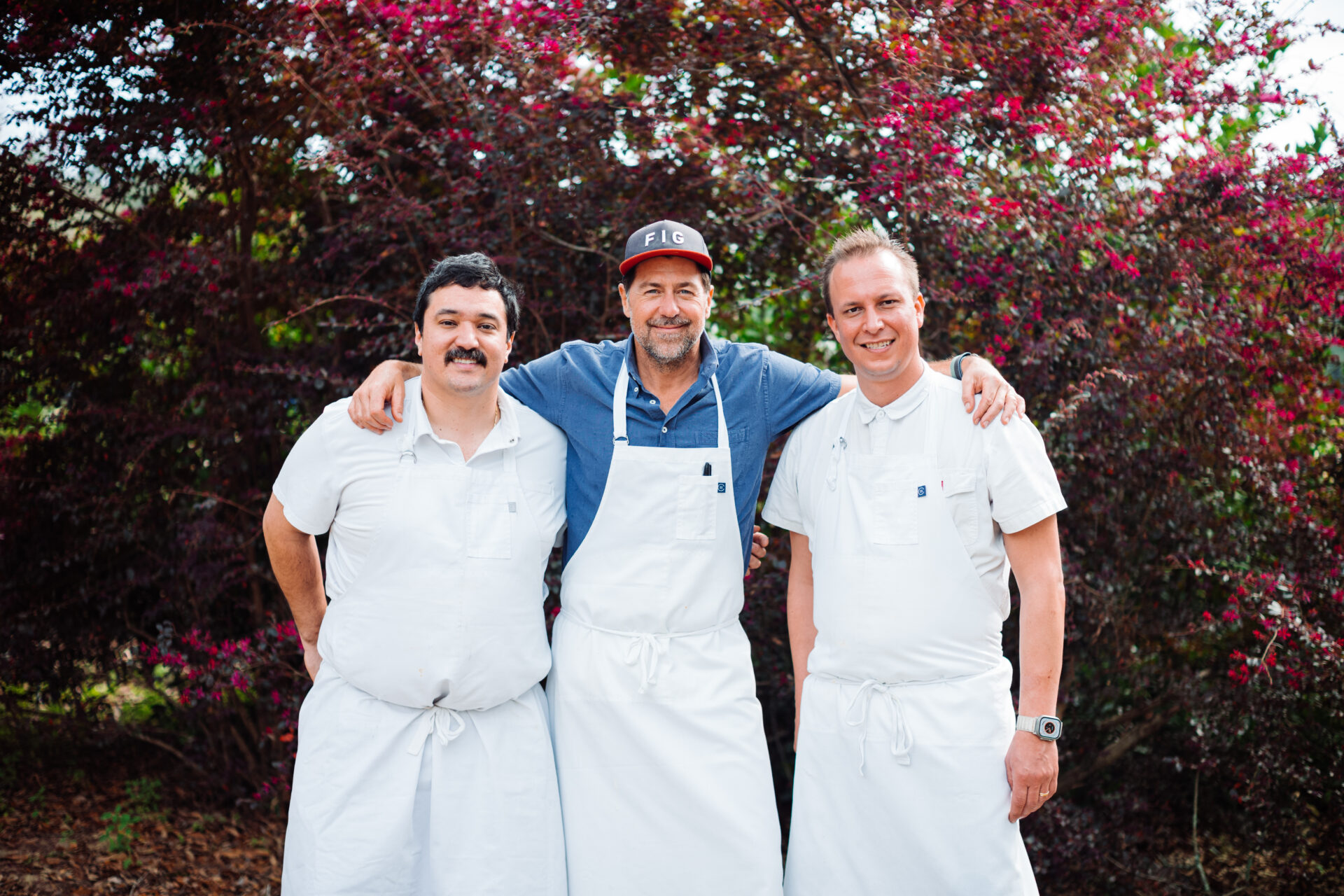 Three chefs at Charleston Wine and Food 