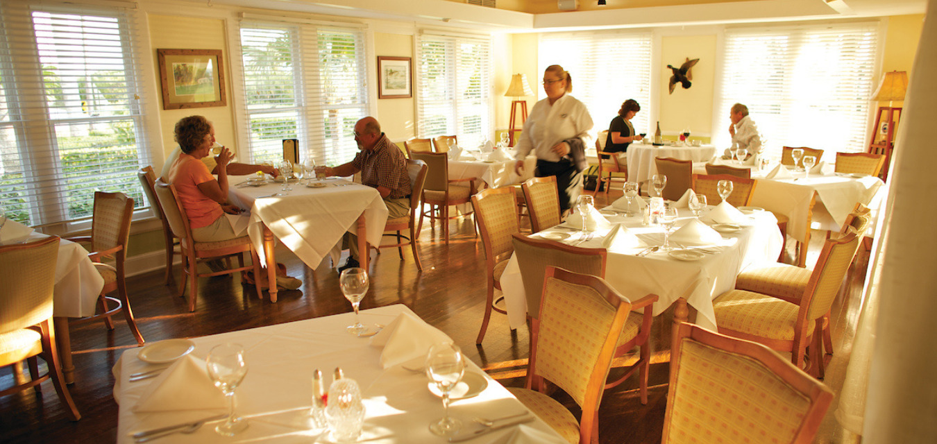 The dining room at Tarpon Lodge & Restaurant
