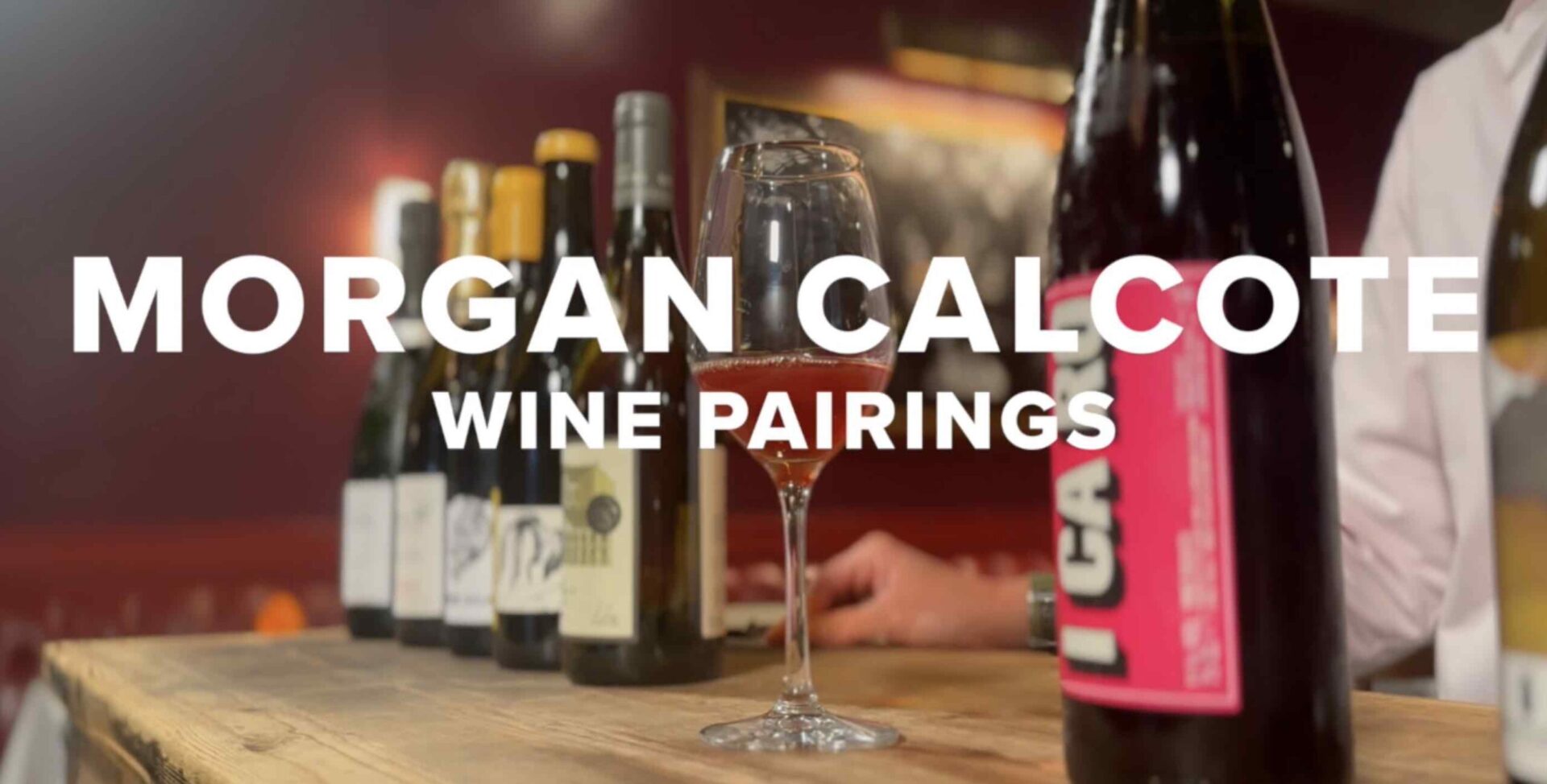 Morgan Calcote Wine Pairings Opening Screen