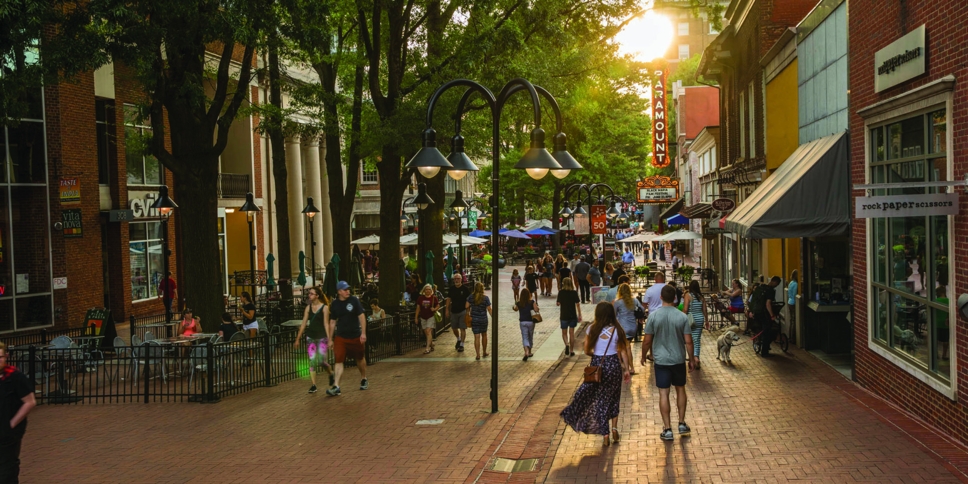 Charlottesvilles Historic Pedestrian Downtown Mall