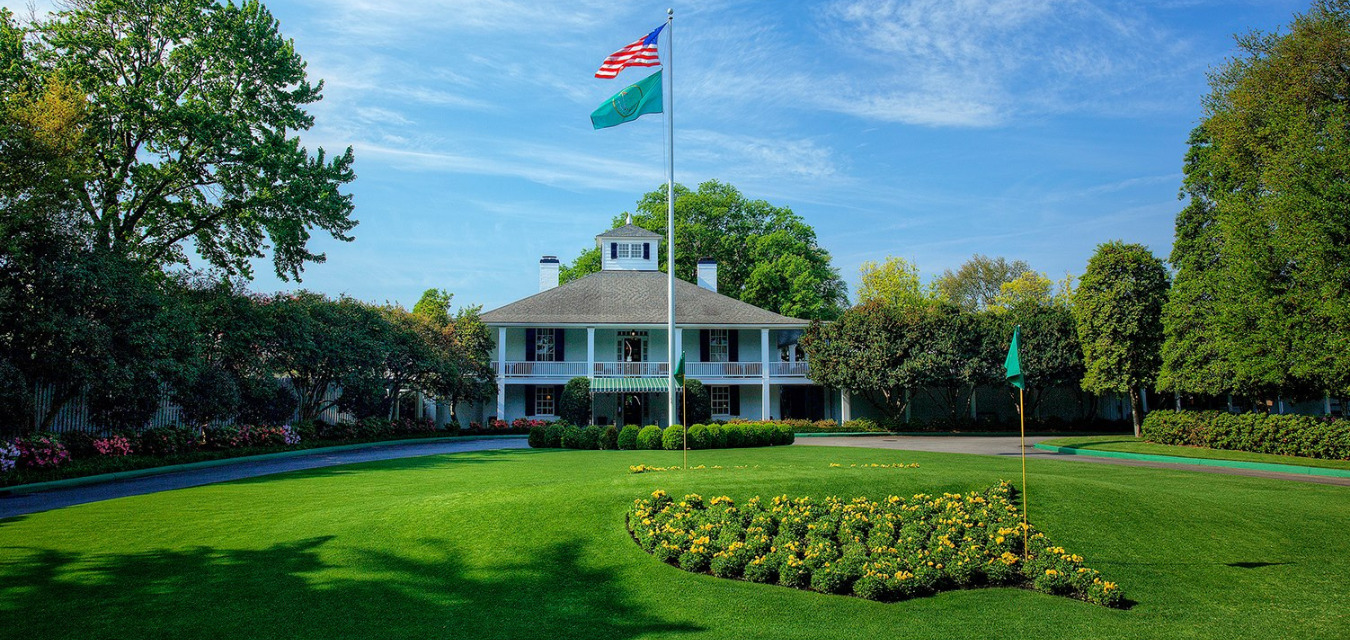 an image of a White House on the Augusta National golf course in Georgia
