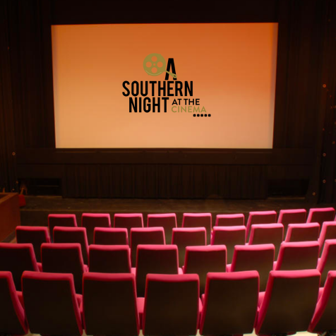 A southern night at the cinema on a screen in a theatre