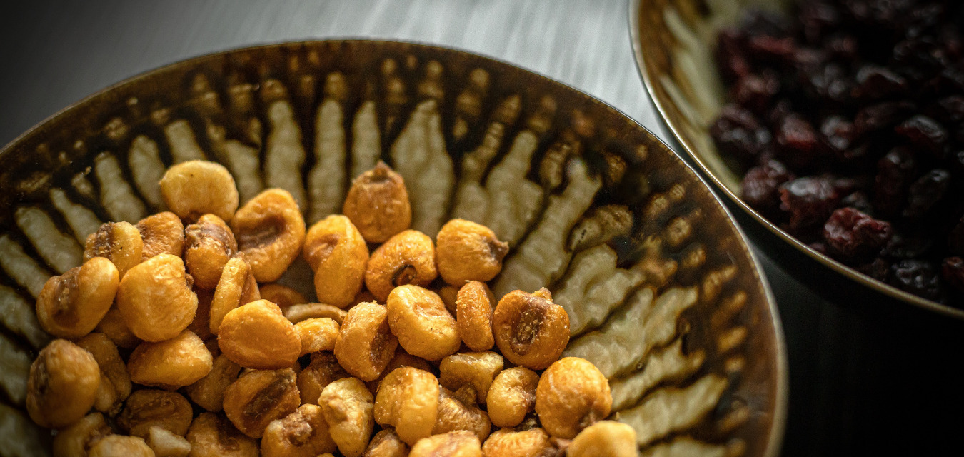 corn nuts in a bowl