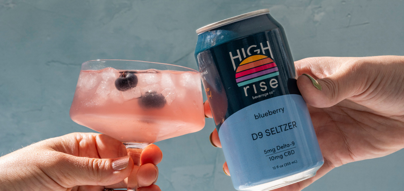 Gingerberry bliss mocktail cheers by High Rise Beverage Co.