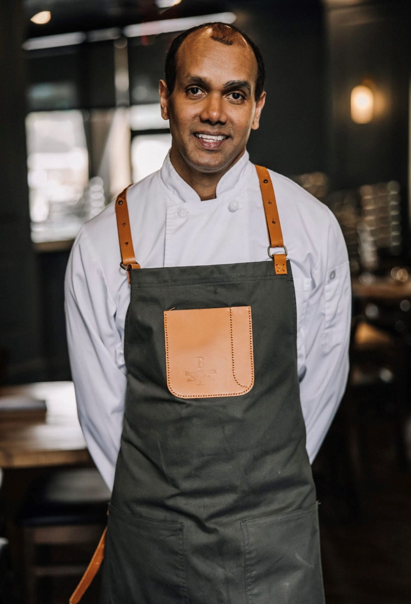 Sedesh Boodram chef who creates Country Captain shrimp and grits