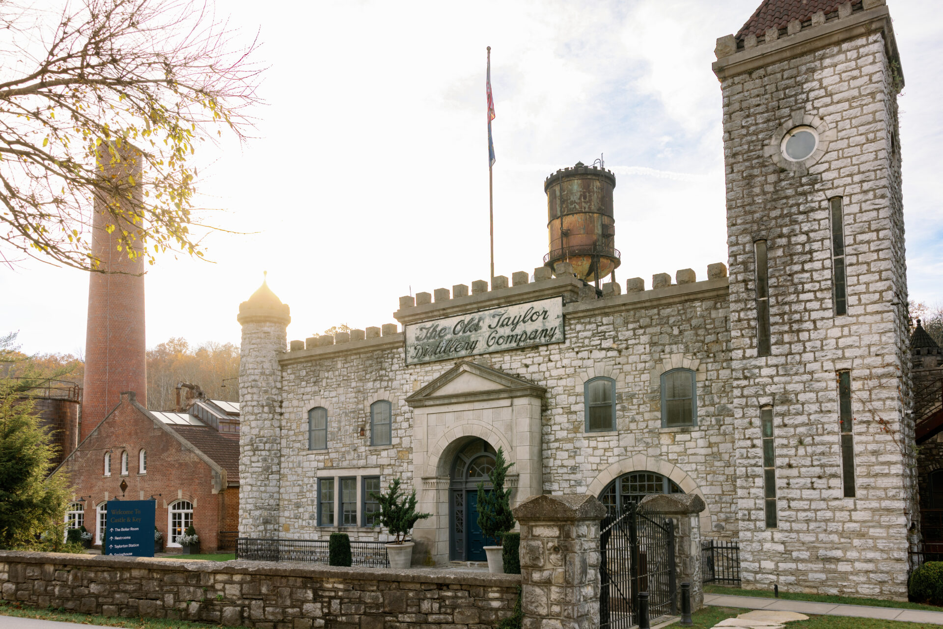 The Old Taylor Distillery Company that was transformed into the Castle & Key Distillery