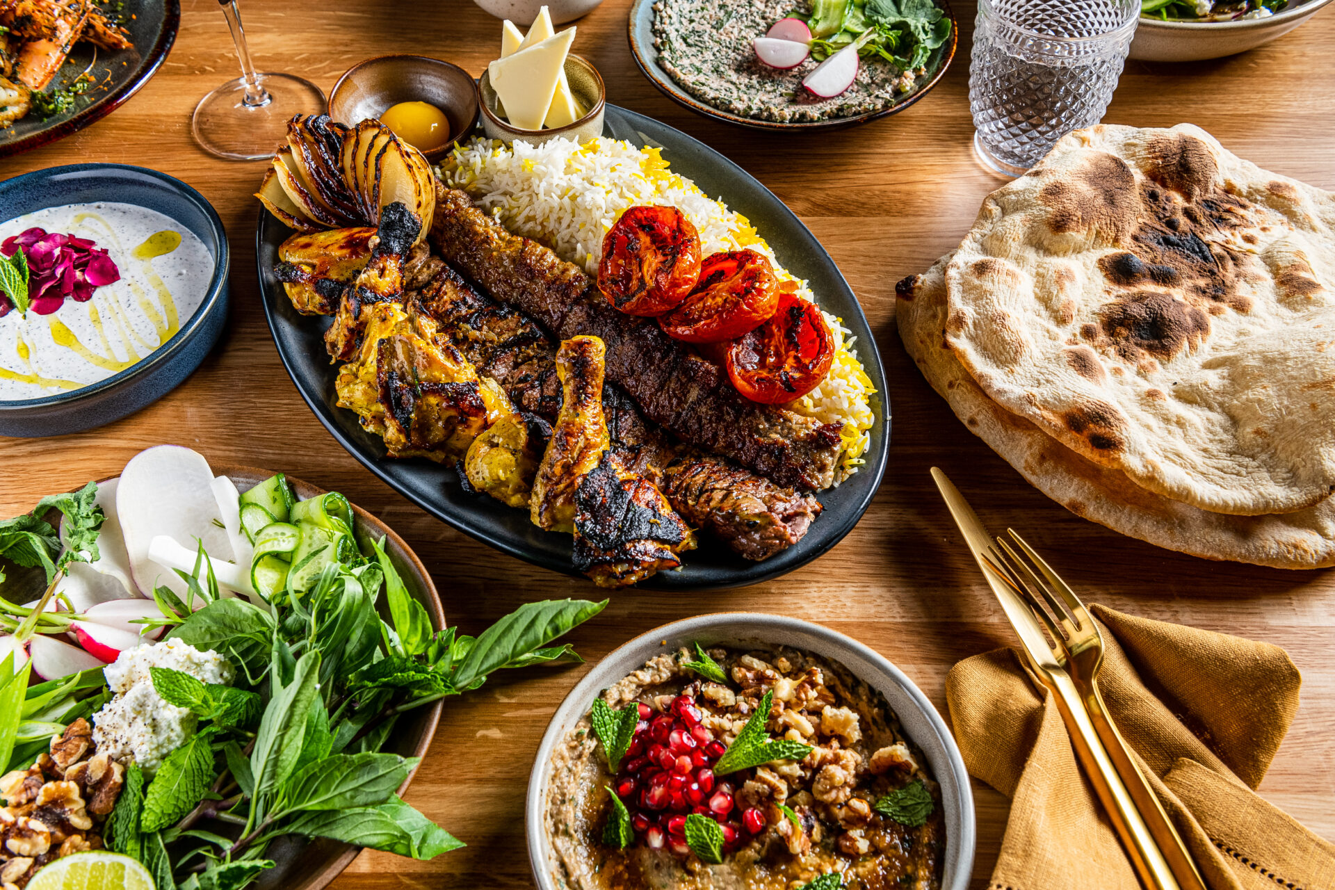 Iranian dishes at Joon
