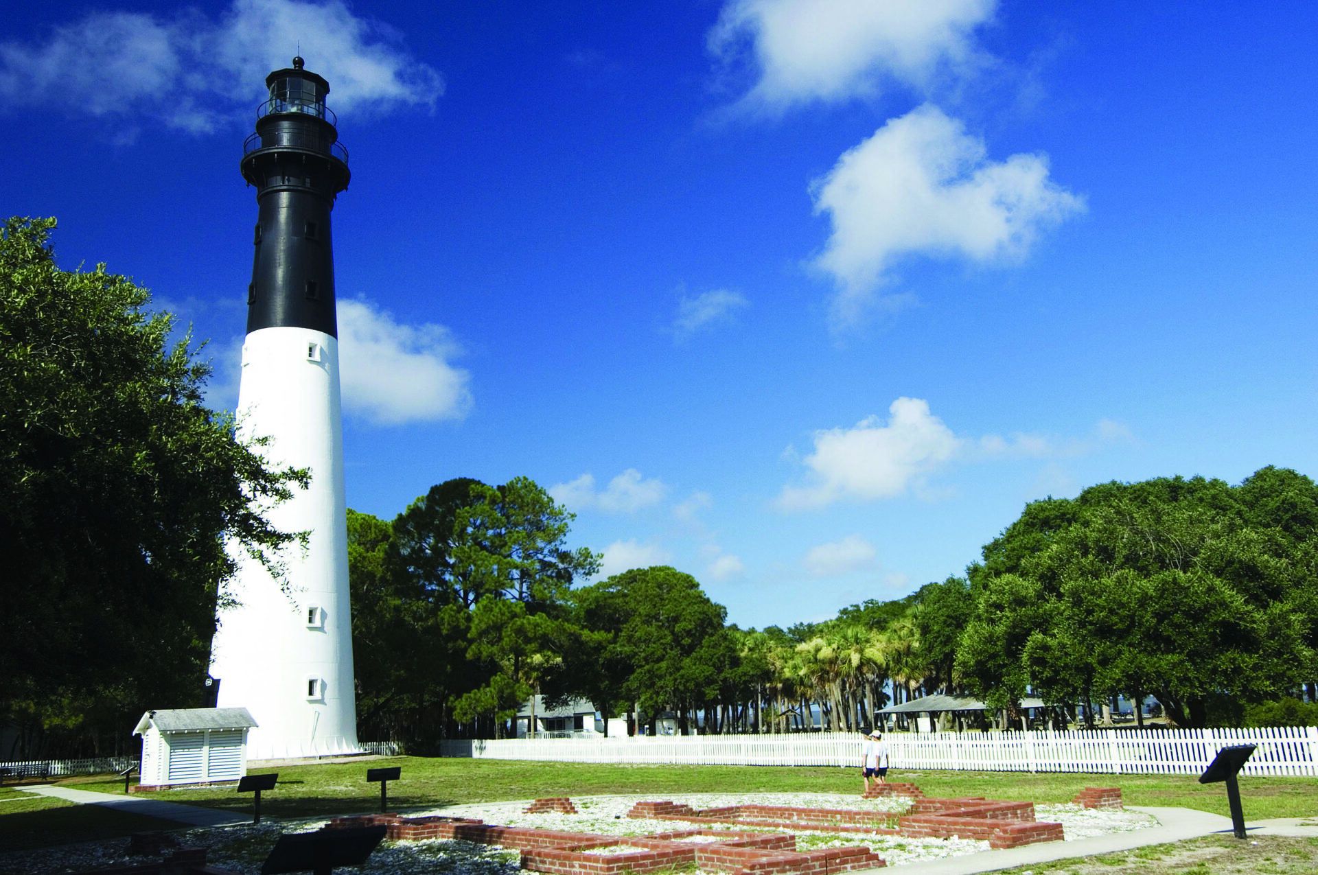 The lighthouse at Hunting Island State Park in Lowcountry.