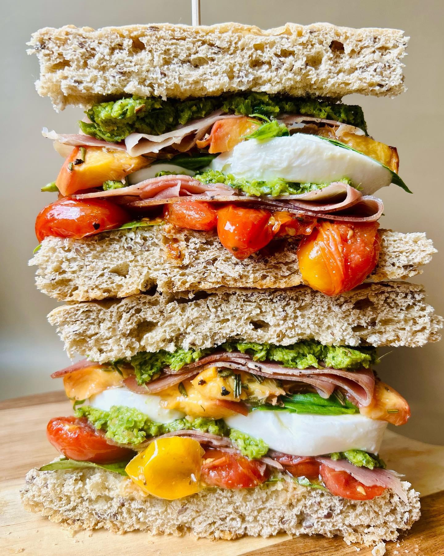 sandwich at Eureka Café 