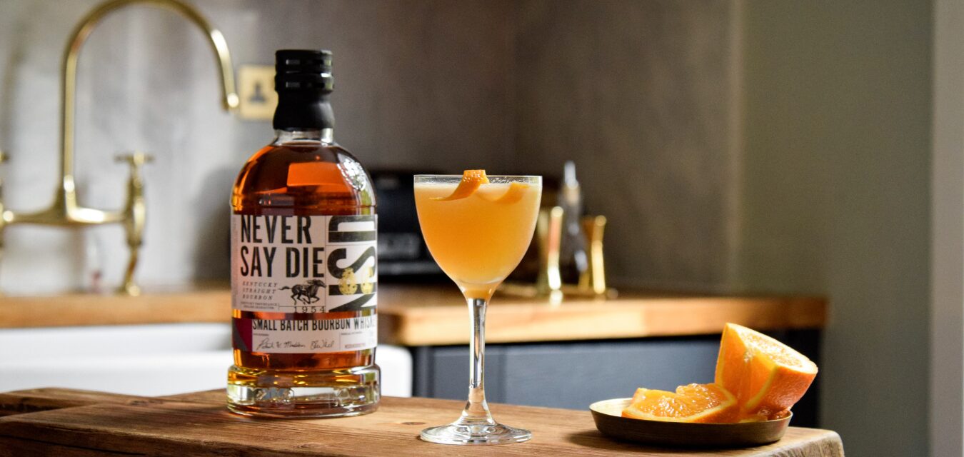 Never Say Die Cocktail with an orange twist